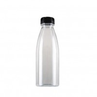 Food grade safe multi functional clear round empty 500ml plastic PET drink juice bottle