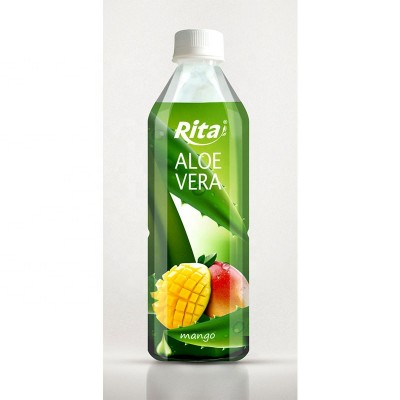 High Quality 500ml Pet Bottle Mango Flavor Aloe Vera Drink